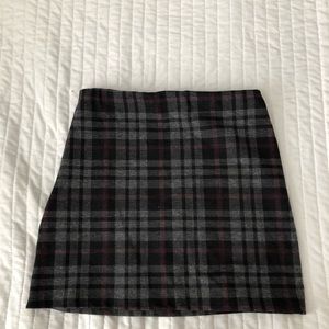 Cute plaid mini skirt